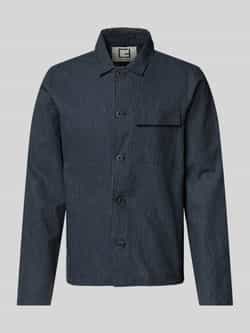 Casual friday Regular fit overshirt van linnenmix model 'MYLES'