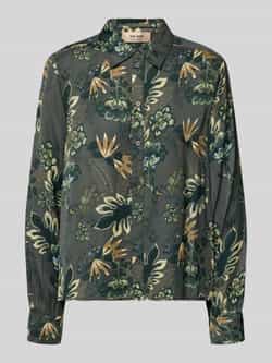 MOS MOSH Regular fit blouse met platte kraag model 'Abina'
