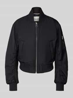 Marc O'Polo Relaxed fit bomberjack met ribboorden