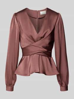NEO NOIR Blouse met lange mouwen en V-hals