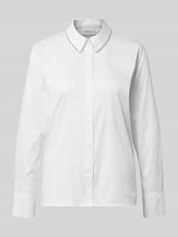 Comma Regular fit blouse met siersteentjes