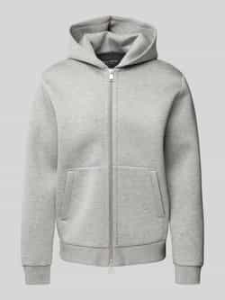 Marc O'Polo Scuba sweatjack regular Gray Heren