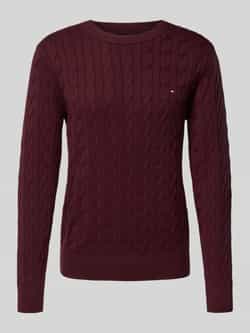 Tommy Hilfiger Regular fit gebreide pullover van zuiver katoen