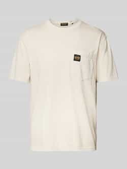 Superdry T-shirt met labeldetail
