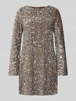 Pieces Nauwsluitende cocktailjurk met pailletten model 'KAM'