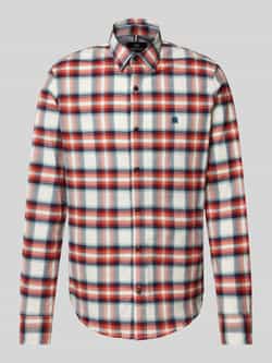 Lerros Regular fit vrijetijdsoverhemd met labelstitching