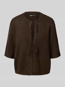 Only Loose fit gebreid jack met strikdetail model 'SIMONI'