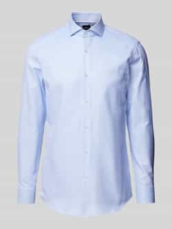 Boss Slim fit zakelijk overhemd met haaikraag model 'Hank'