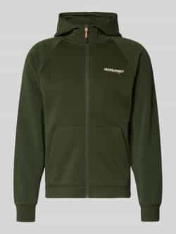 jack & jones Regular fit sweatjack met logoprint model 'Thatcher'