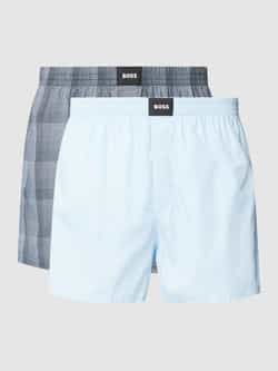 Boss Boxershort met logopatch in een set van 2 stuks