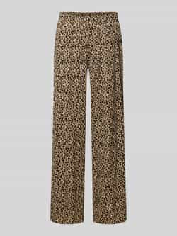S.Oliver RED LABEL Regular fit pyjamabroek van een mix van katoen en viscose model 'LEO LOVE'