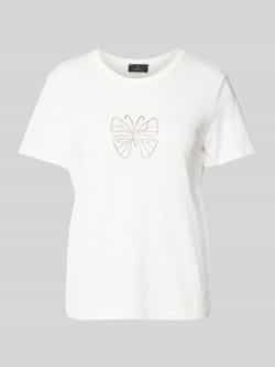 Monari T-shirt met labeldetail