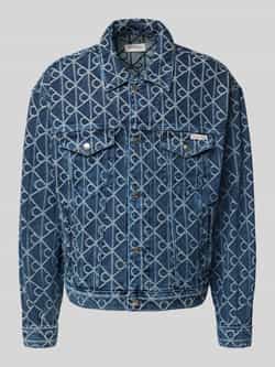 Calvin Klein Jeans Jeansjack met borstzakken en labeldetail