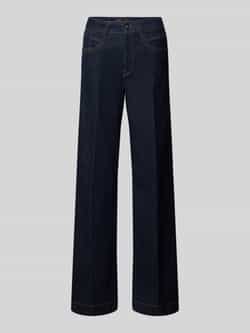 MAC Wide fit jeans met viscose model 'Palazzo'