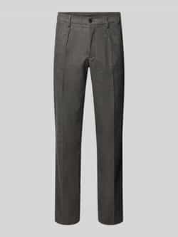 Profuomo Relaxed fit broek met persplooien