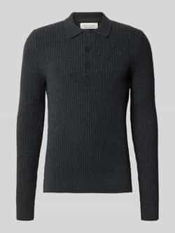 Casual friday Gebreide pullover met polokraag model 'Lilith'