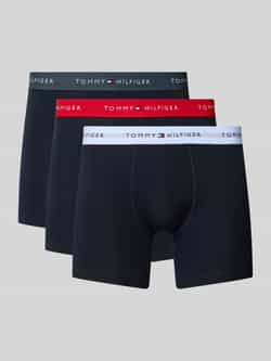 Tommy Hilfiger Underwear Boxershort 3P BOXER BRIEF WB met contrasterende logo-band (3 stuks)