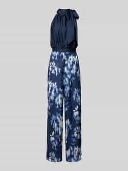 Swing Elegante Jumpsuit met Blousetop Blue Dames