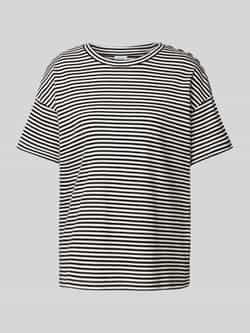 Vila T-shirt in riblook model 'JADA'