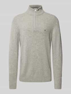 Tommy Hilfiger Wollen pullover met opstaande kraag model 'LAMBSWOOL'