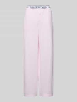 Polo Ralph Lauren Straight leg pyjamabroek met elastische band met label