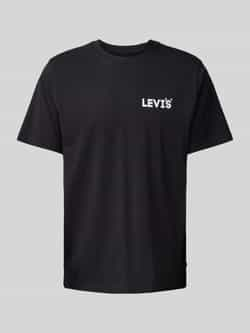 Levi's T-shirt met labelprint