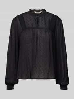 Only Relaxed fit blouse met lange mouwen van pure viscose model 'PELIA LIFE'