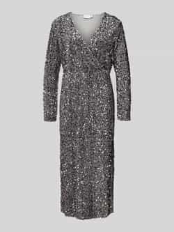 Vila Midi-jurk met V-hals model 'FAITH'