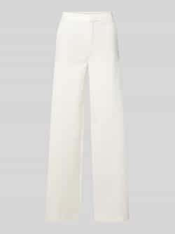 Drykorn Wide leg stoffen broek met strookzakken model 'FAE'