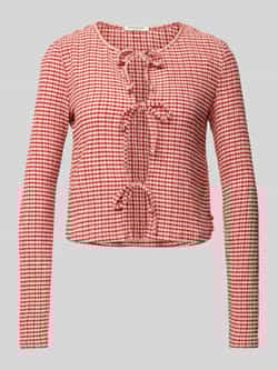 Scotch & Soda Shirt met lange mouwen en vetersluiting