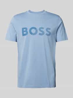 BOSS Green T-shirt met labelprint
