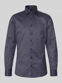Eterna Slim fit zakelijk overhemd met kentkraag