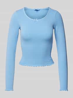 Tommy Jeans Shirt met lange mouwen en strikdetail