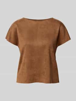 Betty Barclay T-shirt in leerlook met ronde hals