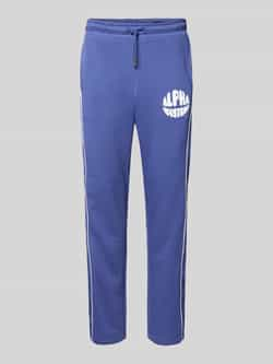 Alpha industries Regular fit sweatpants met labelprint