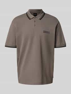 Armani Exchange Regular fit poloshirt met knoopsluiting