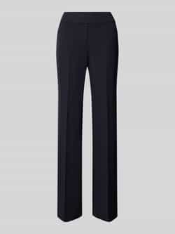 SEDUCTIVE Stoffen broek van viscosemix met persplooien model 'NANOU'