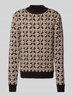 Drykorn Gebreide pullover met opstaande kraag model 'Zayn'