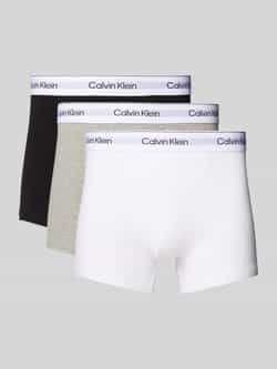 Calvin Klein Underwear Broek met elastische band met logo in een set van 3 stuks