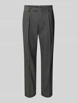 CINQUE Regular fit stoffen broek met persplooien model 'CiSalto'