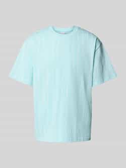 Karl Kani Small Signature Essential Pinstripe Tee men T-Shirts & Polo's turkoois Maat XL Kleding
