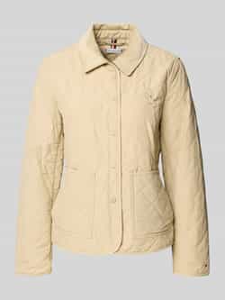 Tommy Hilfiger Slim fit gewatteerd jack van katoenmix