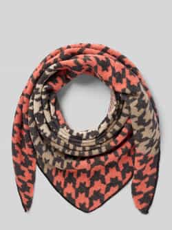Kurt Beines Sjaal met omzoomde boorden model 'Houndstooth Harmony'