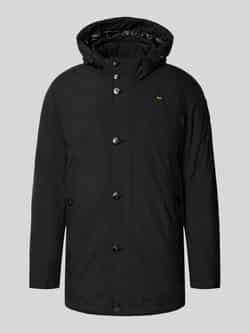 Blauer Usa Parka met labelpatch model 'CHESTER'