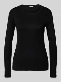 Tom Tailor Regular fit shirt met lange mouwen van katoenmix met ronde hals