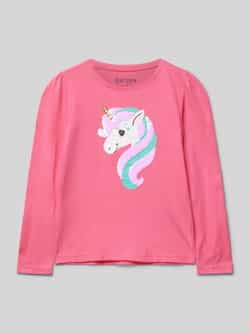 BLUE SEVEN Longsleeve met ronde hals