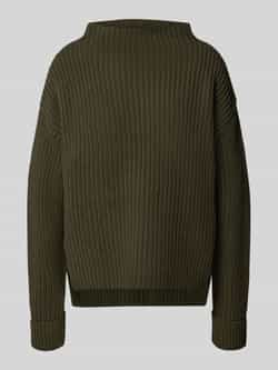 Selected Femme Regular fit gebreide pullover van katoenmix model 'SELMA'