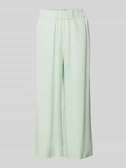 Marc O'Polo DENIM Wide leg stoffen broek met verkort model