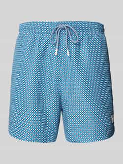 Boss Regular fit zwembroek met mesh-inzet
