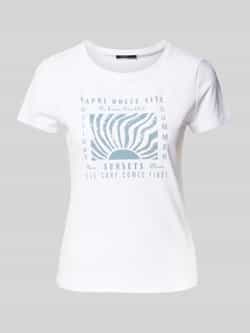 Zero T-shirt met labelprint